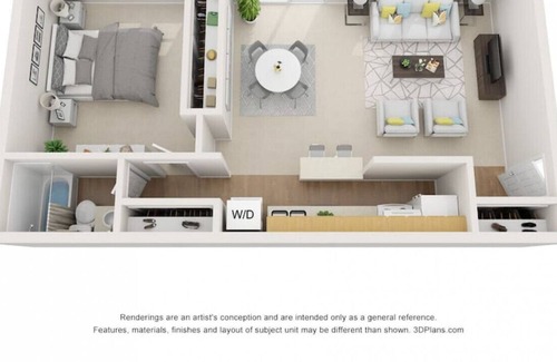 Sugar Creek Apartment | Brand New 3 min to Noda+Free Parking+Self Check In