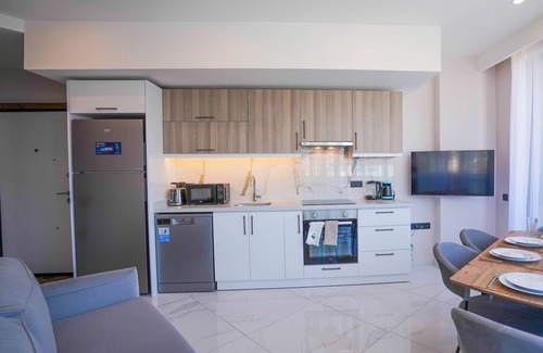 Kepez Apartment | Brand new apartment in premium residential complex. 400m from Kleopatra beach!