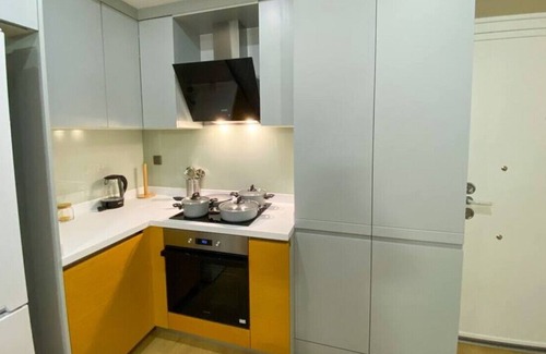 Mahmutbey Apartment | Brand-New Elegant 1+1 Apartment (with terrace) - core living