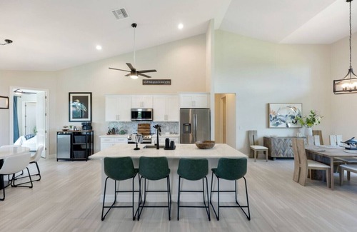 Pelican House | BRAND NEW- Gulf access electric heated pool home sleeps up to 13 guests
