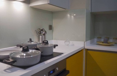 Mahmutbey Apartment | Brand-New Luxurious 1+1 Apartment (with terrace) - core living