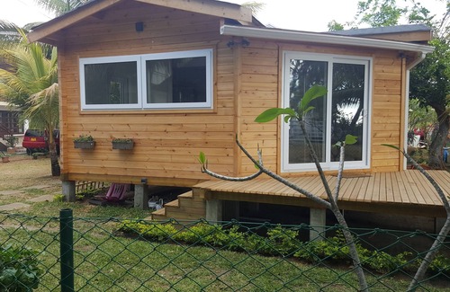 Tamarin Ski Chalet | Brand new Modern Chalet on the beach of Tamarin Bay with a free car provided.