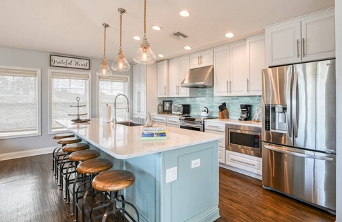 Butler Beach House | Brand New Pool! Incredible Ocean Views! Updated Beach House, Fenced Yard, Balcony, Easy Beach Access