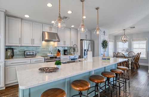 Butler Beach House | Brand New Pool! Incredible Ocean Views! Updated Beach House, Fenced Yard, Balcony, Easy Beach Access