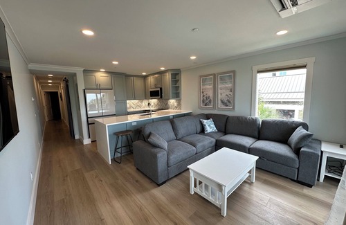 Hilton Head Island Condo | BRAND NEW REMODEL Oceanfront End Unit near Coligny Plaza!