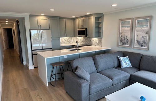Hilton Head Island Condo | BRAND NEW REMODEL Oceanfront End Unit near Coligny Plaza!
