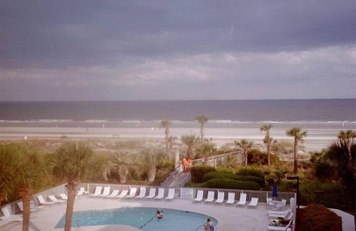 North Forest Beach Villa | Breakers Oceanfront Villa with Beautiful View of Ocean & Pool with a King Bed