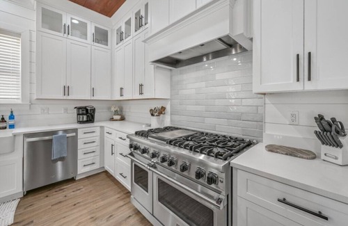 Crystal Beach House | Breathtaking Beach House – 3-Min Walk to the Sand! Private Pool & Firepit