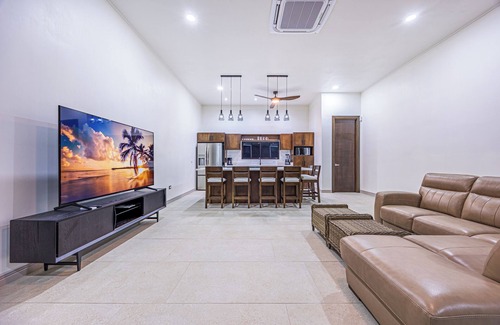 Palma Quemada House | Breathtaking Custom Home-Guest House Walk to “Playa Linda” and to “Rio Hatillo”