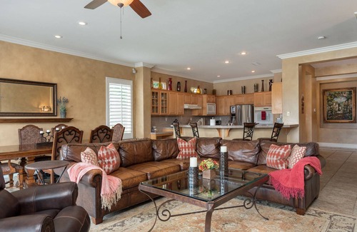 La Quinta Condo | Breathtaking Golf Course Views! PGA W Palmer Course,Waterfall Pool/Spa/Casita, Fireplace-3BR #245808