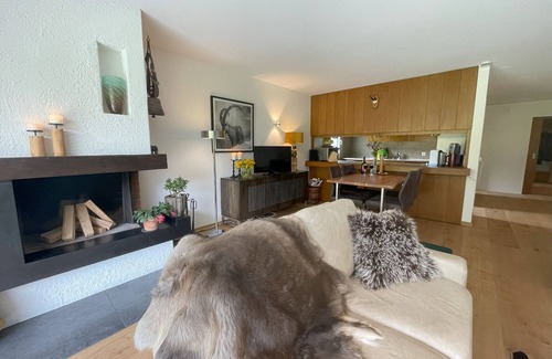 Berguen Apartment | Breathtaking view of the mountains, child-friendly, fireplace, terrace, top equipment