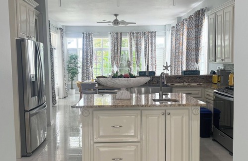 Boscobel Villa | Breathtaking Villa with ocean views, hot tub, BBQ, and steps from the beach