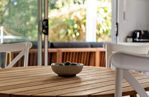 Mollymook Beach House | Breezeway Mollymook - A short walk to the beach & features an indoor & outdoor firepit!