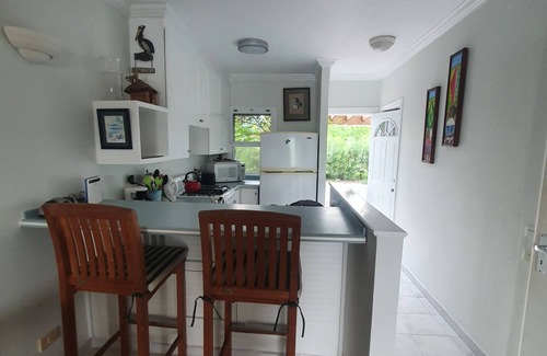 Jolly Harbour Villa | Breezy 2 Bdr Waterfront Villa with Dock
