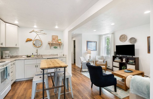 Rockport Cottage | Breezy home with patio - dogs OK, walk to beach, harbor & restaurants