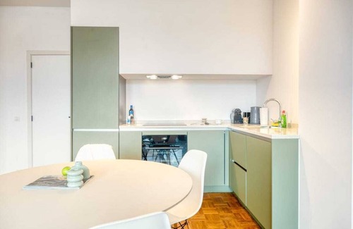 University District Apartment | Bright 1BR Haven in Antwerp with Terrace