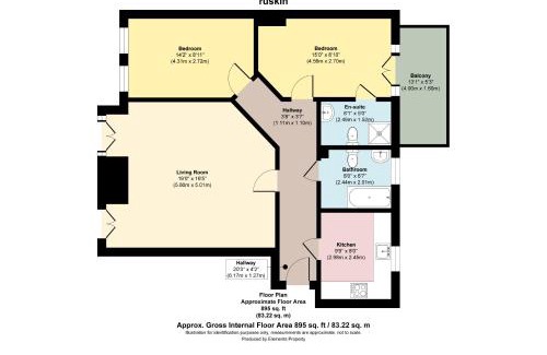 Oxford Apartment | Bright 2 Bedroom Apartment in Marston, Near John Radcliffe Hospital & University Parks