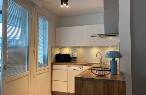 Alppiharju Apartment | Bright 2-Room Apt. w/Balcony in Coolest District