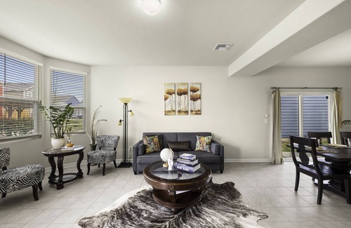 Kyle House | Bright 3 BR Home w Lounging, Full Kitchen, Workspace, Pond & Pet-Friendly!