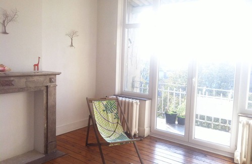 Vorst Apartment | Bright and huge, trendy and arty, quiet and charming appartment, viewing the parc.