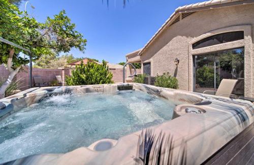 Ocotillo House | Bright Chandler Home with Hot Tub Golf, Hike and Shop