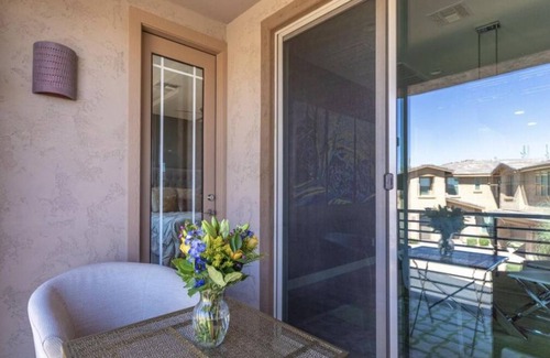 Troon North Condo | Bright & Chic Escape with Custom Touches, Fire Feature & Private Guest Suite