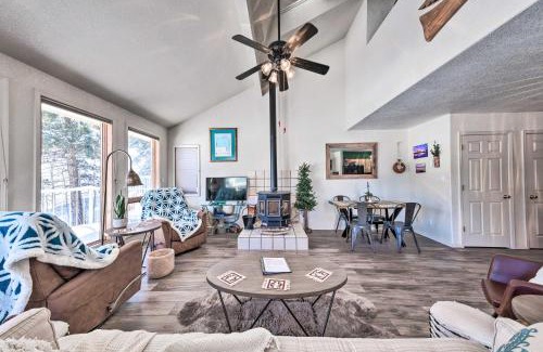 Cloudcroft Apartment | Bright Cloudcroft Condo with Game Room and Deck!