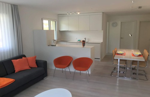 Laret Apartment | Bright, modern apartment in a quiet location in the Davos mountains