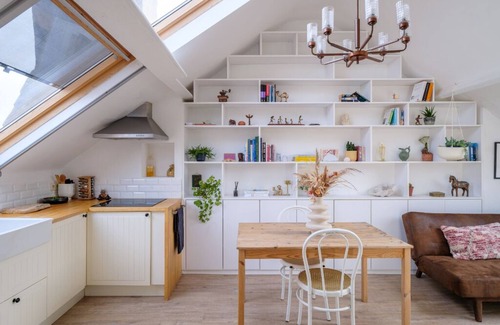 Ghent Apartment | Bright Rooftop Apartment with FREE Parking.