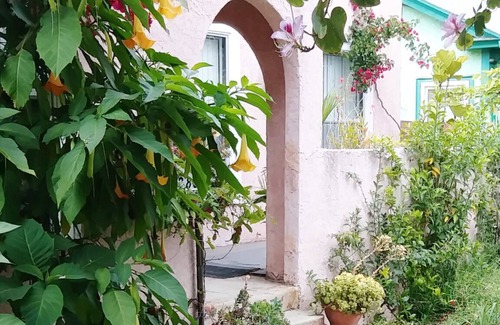 Los Angeles House | Bright room w/private bath, french doors, desk, TV, Wifi.
