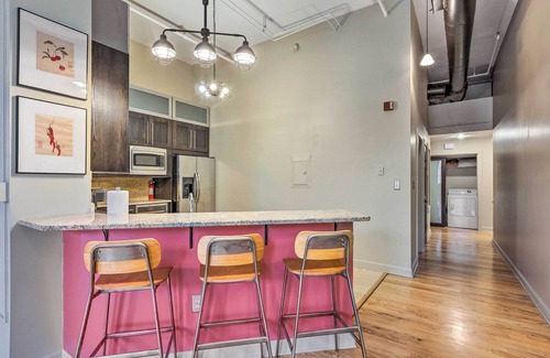 Historic District - North Condo | Bright Savannah Loft in Historic District!