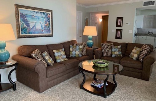 Arcadian Shores Apartment | Brighton Towers 601-2BR/2BA Oceanfront Condo, ask about Monthly Rentals!