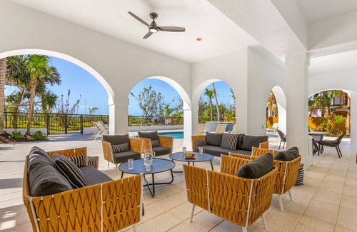 Captiva House | Bring the Family! Beachfront Estate, Private Pool+Spa, 9 Bedrooms, Sleeps 30