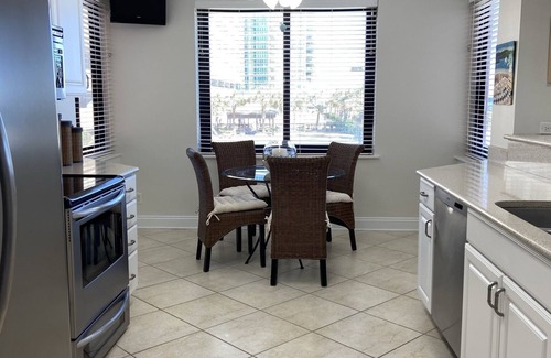 Orange Beach East Condo | Broadmoor Unit 101 Corner Unit, beach views and walking distance to Flora Bama!