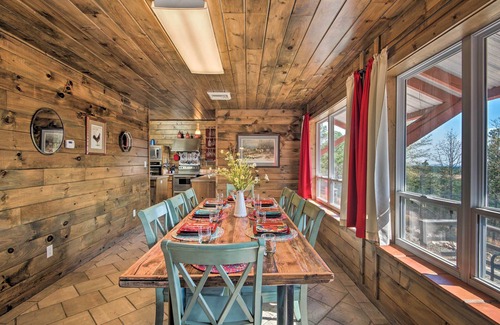Broken Bow Cabin | Broken Bow Mountaintop Home w/Hot Tub!