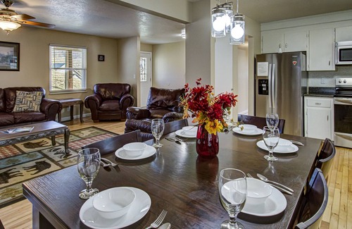 Pigeon Forge Cabin | Bryan's Brookside Bungalow w/Hot Tub, Arcade, Fenced Yard, & next to Stampede!
