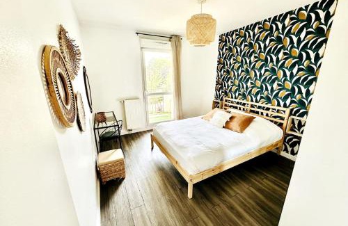 Les Mousseaux Apartment | BtoBed - Location Professionnelle - Appartement 4 personnes Parking Gratuit - Proche Parc des Expositions et Aéroport CDG