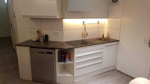 Lindenhof Apartment | BudgetRooms - souterrain-private rooms & kitchen