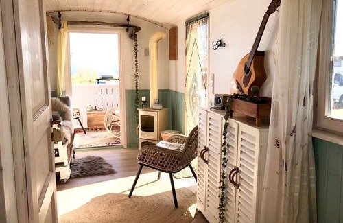 Waabs Cabin | Buena Vista circus caravan, tiny house by the sea, glamping