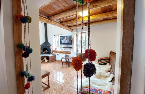 Pisac Ski Chalet | Bungalow Arkupunkuwasi vista a montañas