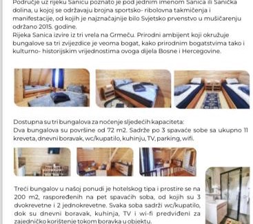 Una-Sana Canton House | Bungalow Fly Fishing Kljuc River Sanica