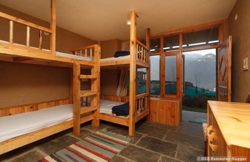 Naggar House | Bunk Beds at HBA homestay in Naggar village