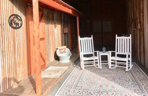 Sisters Other | Bunkhouse on farm in barn, dog, bikes
