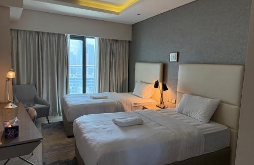 Business Bay Apartment | Burj khalifa view luxury 2bhk in Damac towers by paramount