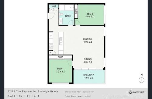 Burleigh Heads Apartment | Burleigh Beach Escape with Stunning Sunset Views
