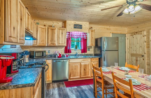 Cosby Cabin | Butts On The Creek! Peaceful retreat right on the creek.