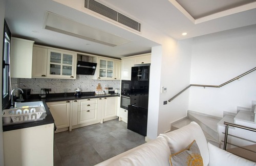Dagbelen Villa | BV-20 3+1 Triplex Private Pool Sea View Villa in Ortakent