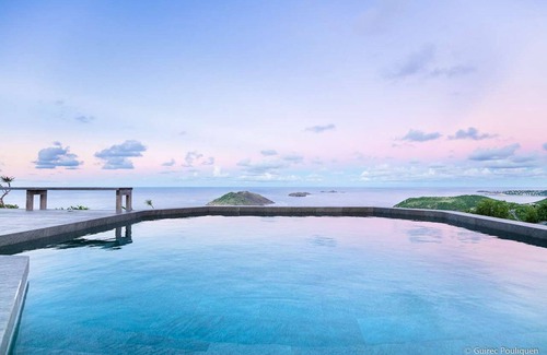 Colombier Villa | Byzance- Extremely private, airy & bright, spectacular ocean & islands vistas