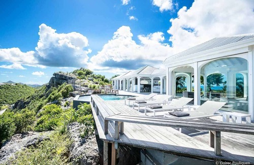 Colombier Villa | Byzance- Extremely private, airy & bright, spectacular ocean & islands vistas