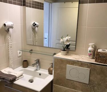 Villeneuve Loubet Beach Apartment | Côte d'Azur joli studio 50m plage, climatisation , parking.